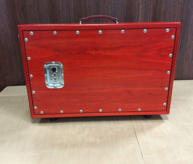 Model A 2×12″ cherry wood cabinet